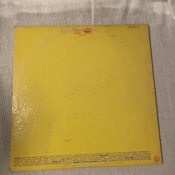 The Steve Miller Band  Brave New World  33RPM Capitol Records  1969 - Picture 7 of 15